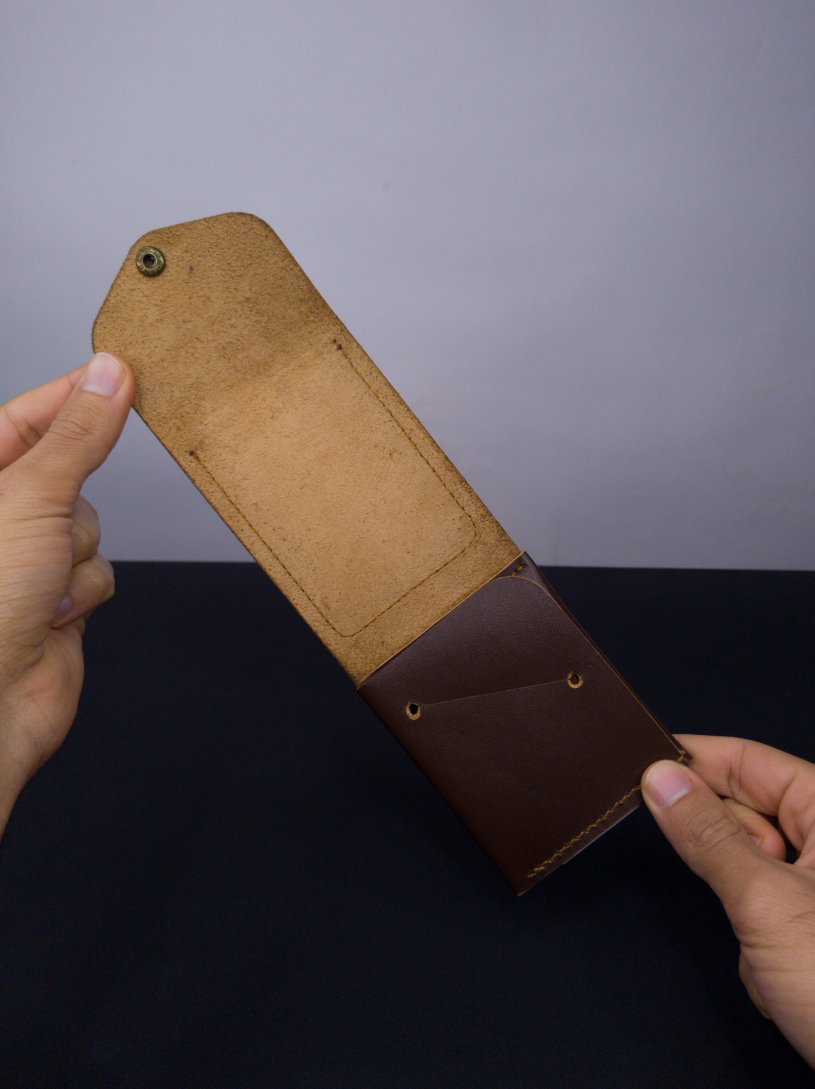 Flip Wallet / Natural Leather