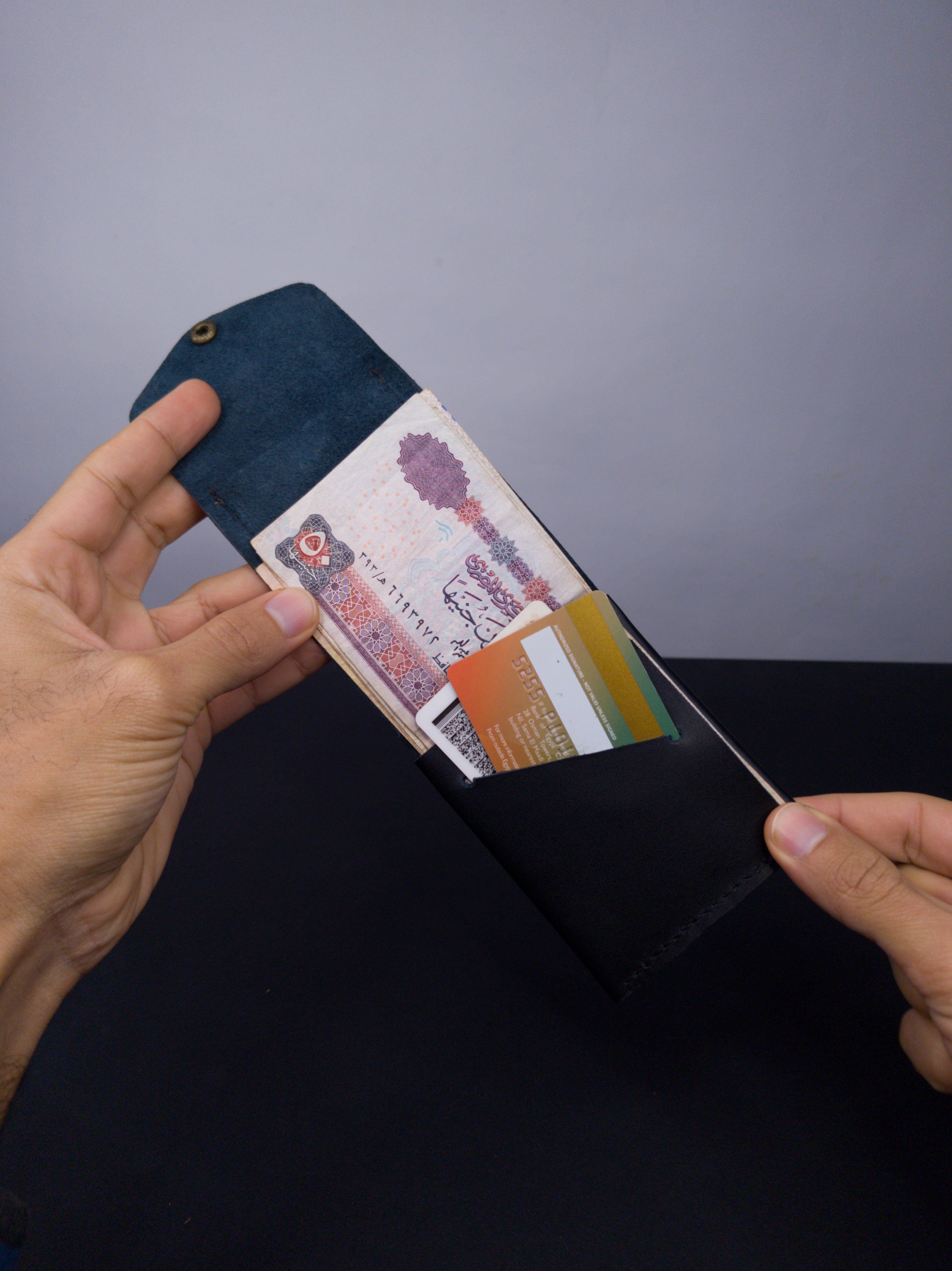 Flip Wallet / Natural Leather