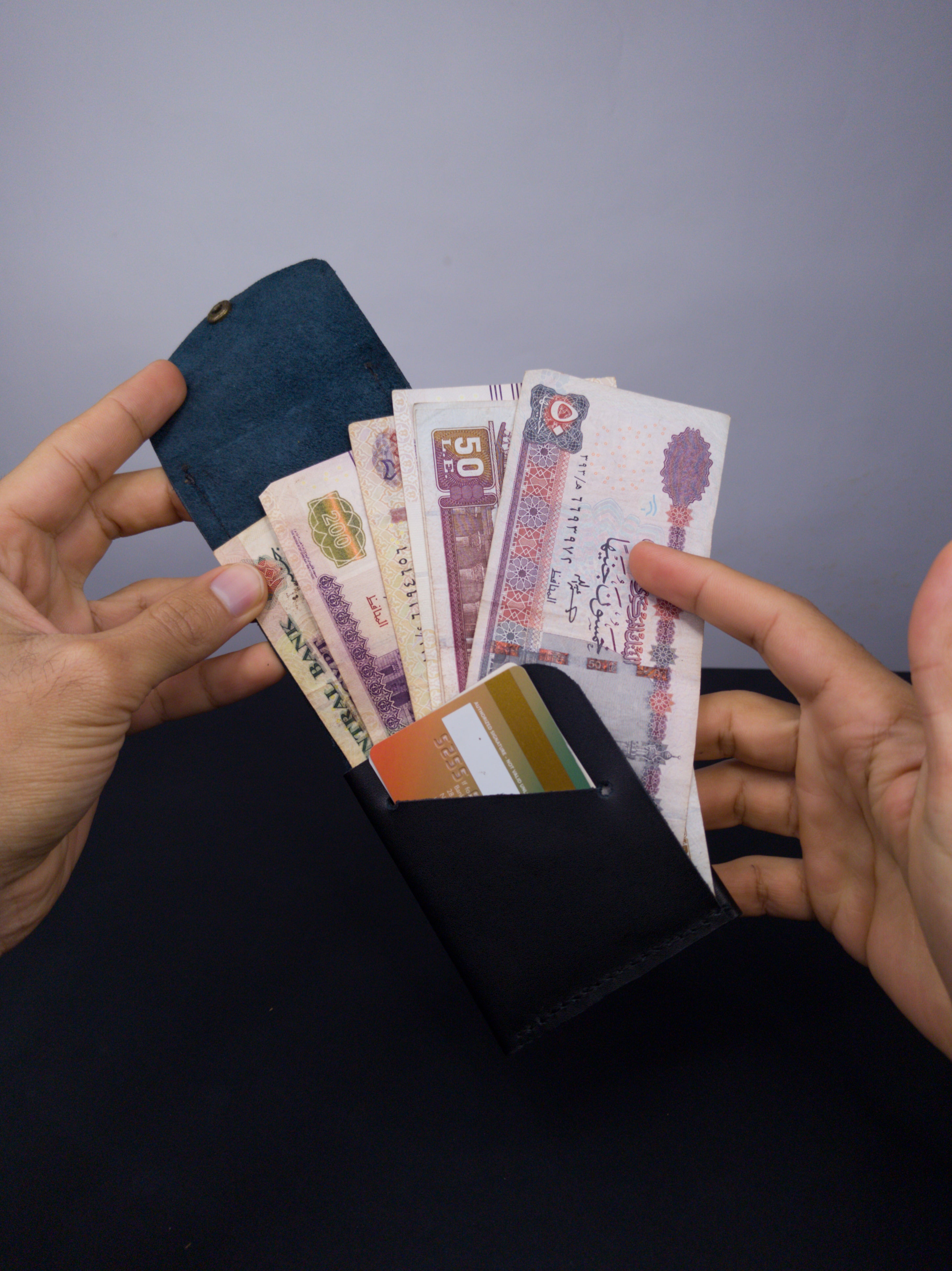Flip Wallet / Natural Leather